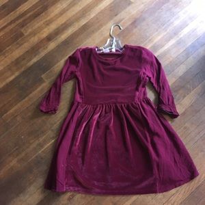 Gap velvet/rayon dress